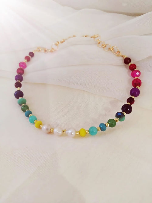 Collar arco iris