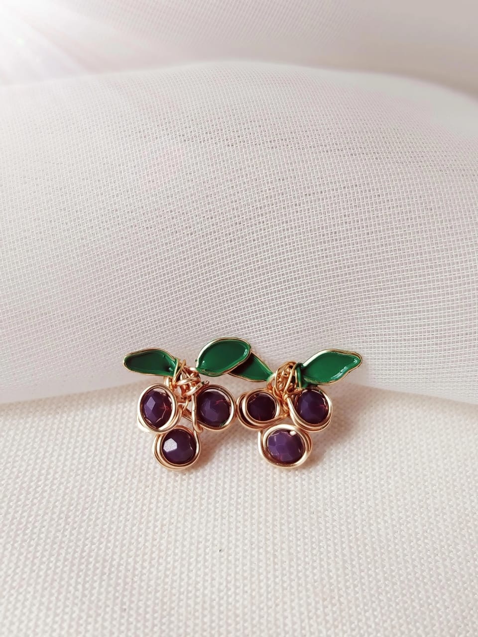 Pendientes uvas