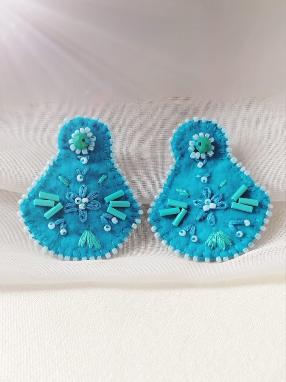 Pendientes turquesas