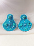 Pendientes turquesas