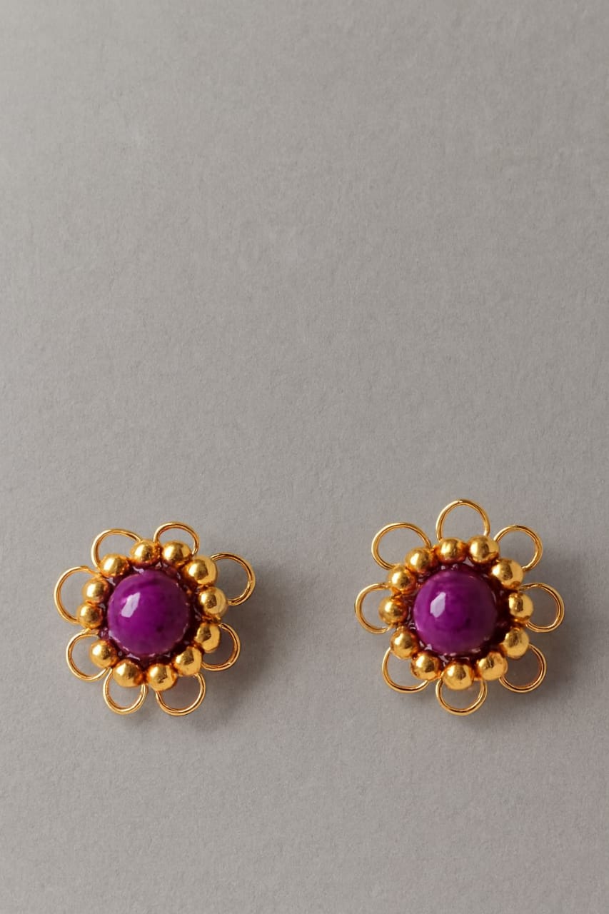 Pendientes flor