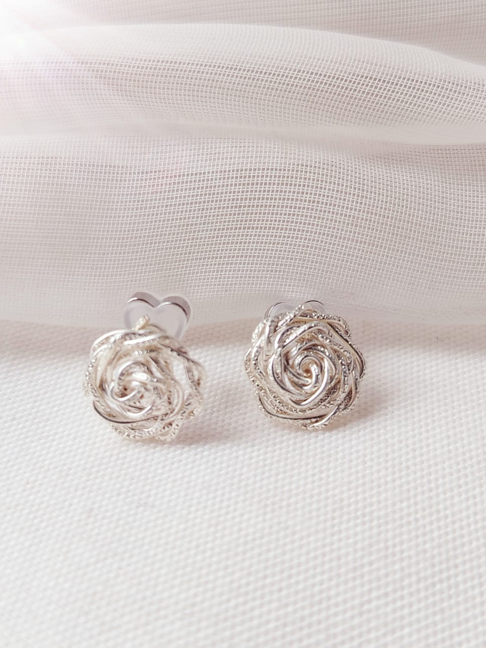 Pendientes Rosas para Luz