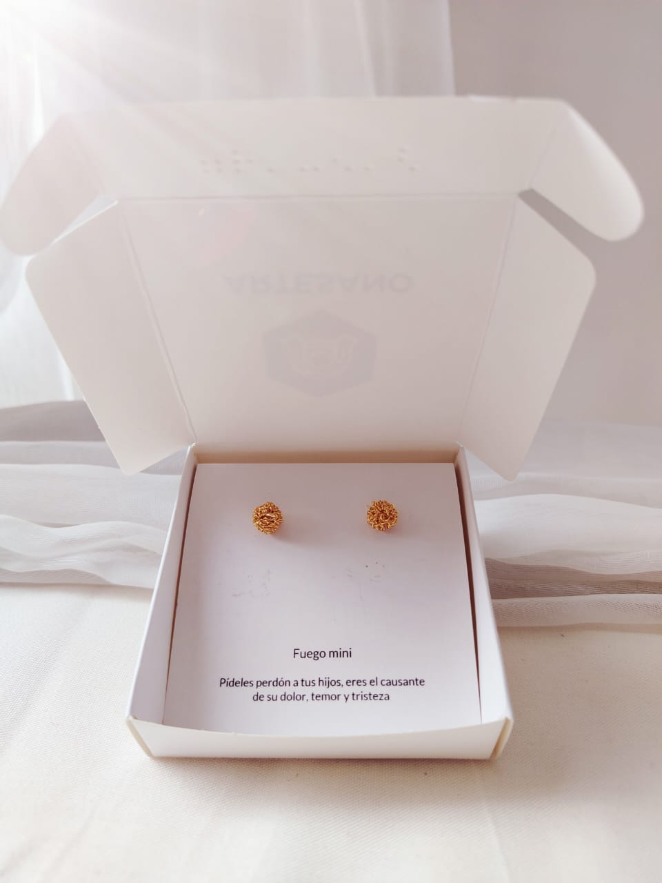 Pendientes fuego mini