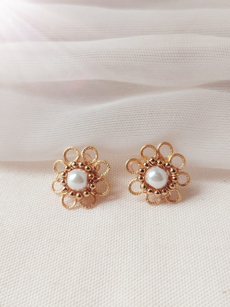 Pendientes flor