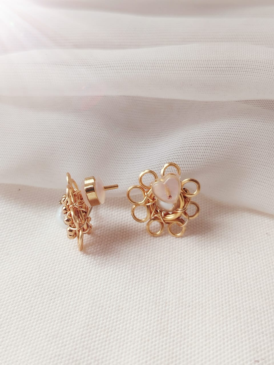 Pendientes flor