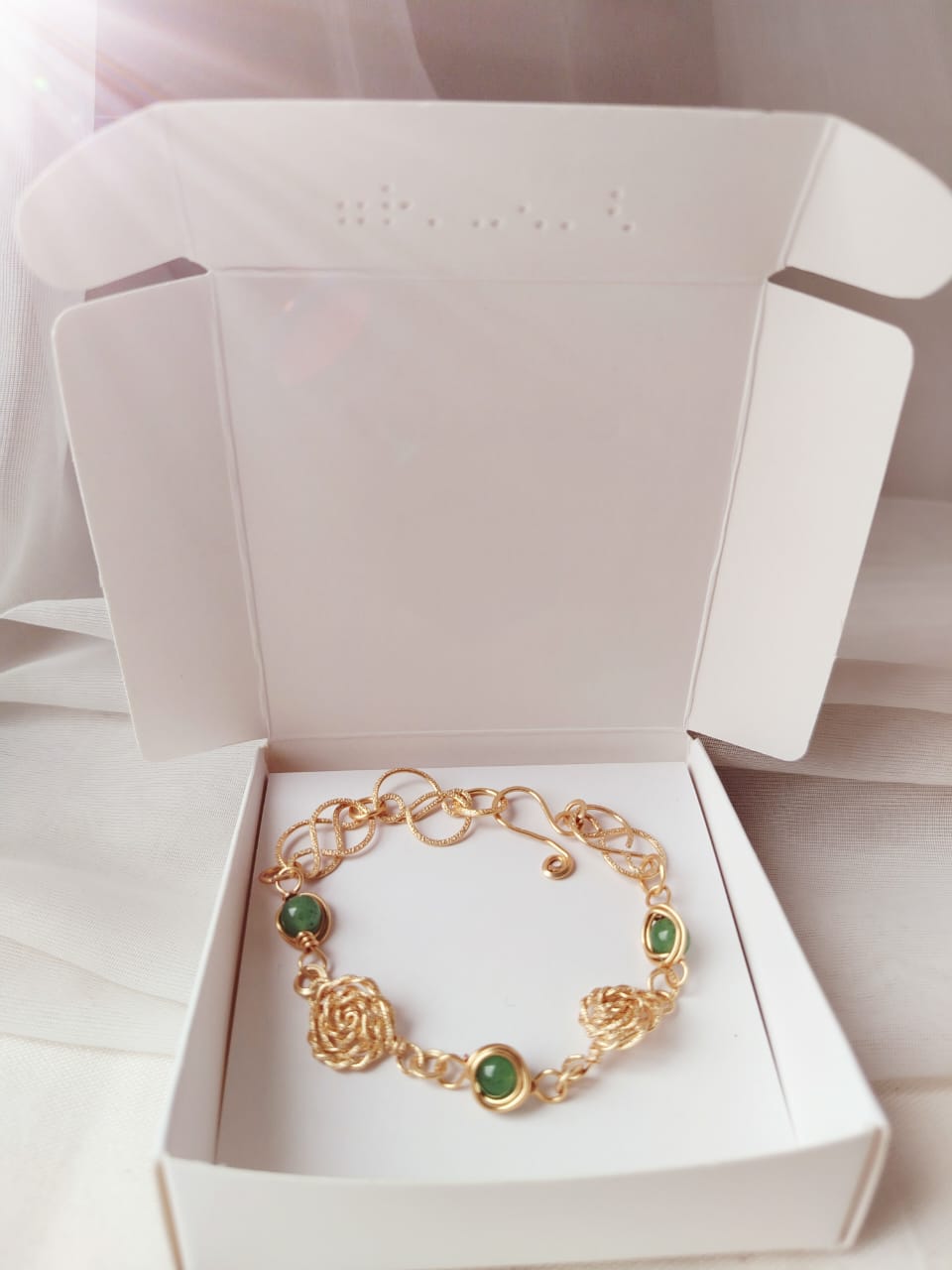 Pulsera Rosas para Luz