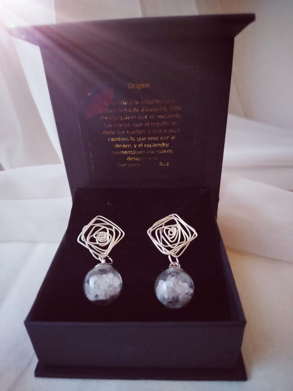 Aretes hechos a mano | Origen