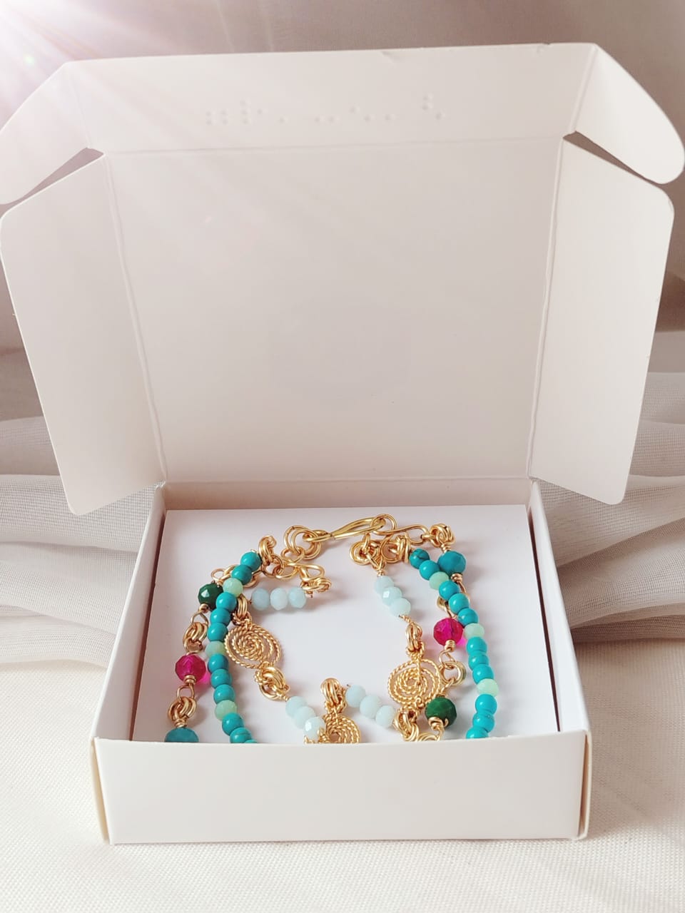 Pulsera hecha a mano | Azul